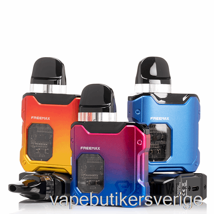 Vape Sverige Freemax Galex Nano Pod System Cyan Gul